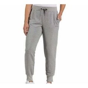 FILA French Terry‎ Jogger Sweatpants Gray Drawstring Waist Athleisure Womens M